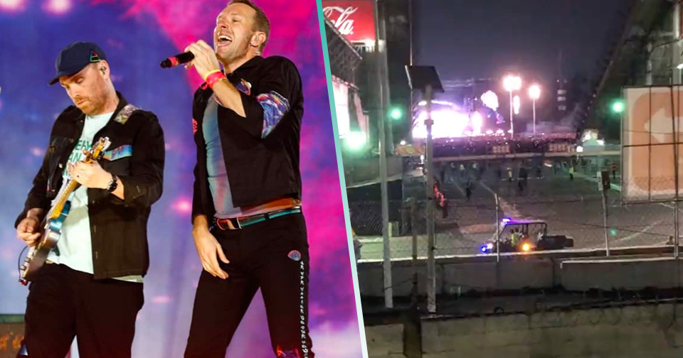 Fan de Coldplay presume cómo se ve un concierto en sección A... Afuera del Foro Sol