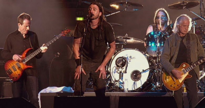 Foo Fighters: La vez que Dave y Taylor tocaron en vivo con miembros de Led Zeppelin