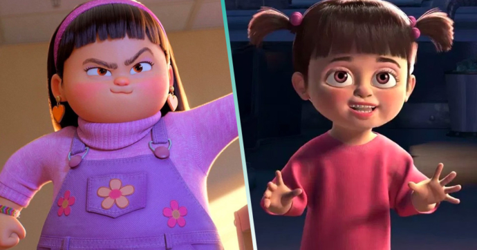 Pixar: Teoría afirma que “Abby” de ‘Red’ es en realidad “Boo” de ‘Monsters, Inc.’