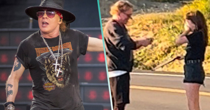 Una fan de Guns N’ Roses se topa con Axl Rose en la calle y su historia se vuelve viral