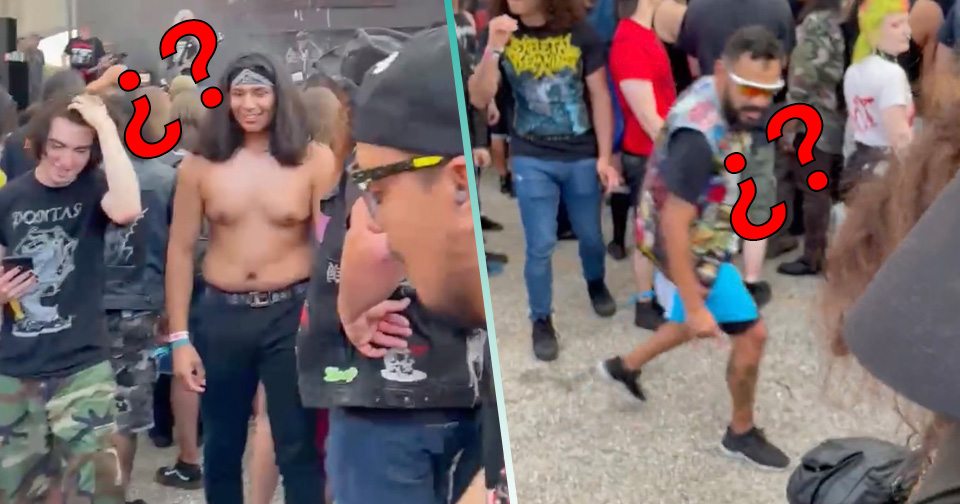 NSFW: Pareja tiene sexo oral en medio de un concierto de metal