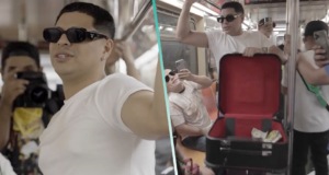 Video: Grupo Firme toca en el metro de Nueva York y la gente les da dinero