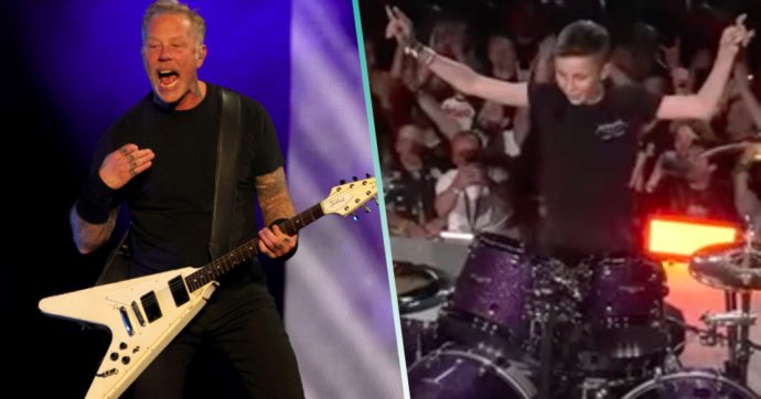 Metallica: La vez que un niño de 13 años reemplazó a Lars Ulrich en pleno concierto