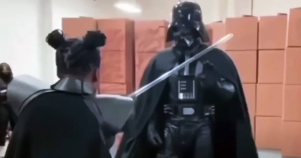 Surge video detrás de cámaras de Hayden Christensen entrenando como Darth Vader