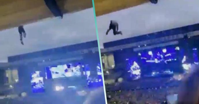 Video: Fan cae desde las gradas durante un concierto de Harry Styles en Inglaterra