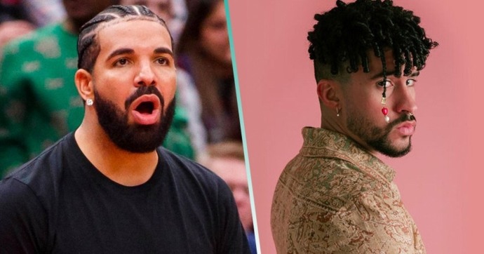 Drake felicita a Bad Bunny por nuevo récord de streaming en Spotify