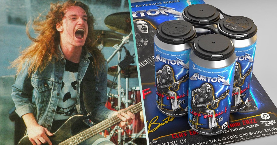 Metallica: Cliff Burton será recordado con su propia cerveza, “Cliff ‘Em All”