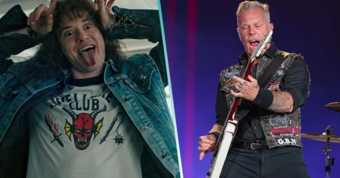 Metallica hace dueto con “Eddie Munson” de ‘Stranger Things’ en Lollapalooza 2022