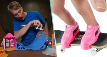 Tony Hawk y Hot Wheels lanzan set miniatura de skateboarding