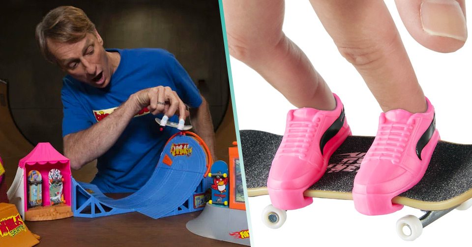 Tony Hawk y Hot Wheels lanzan set miniatura de skateboarding