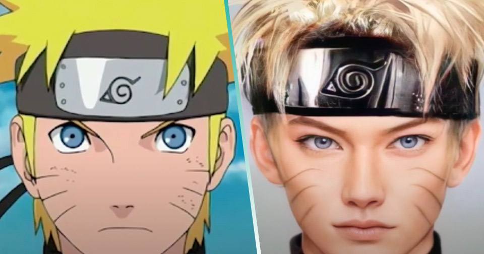 Naruto: Así se verían los personajes del anime en la vida real
