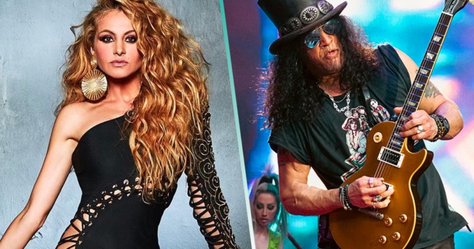 Guns N’ Roses: La extraña razón por la que Slash colaboró con Paulina Rubio