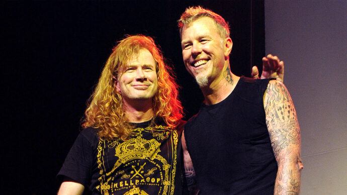 Metallica: La vez que Dave Mustaine golpéo a James Hetfield en la cara