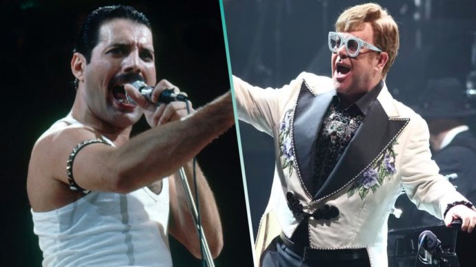 Queen: El regalo que Freddie Mercury le dio a Elton John antes de morir
