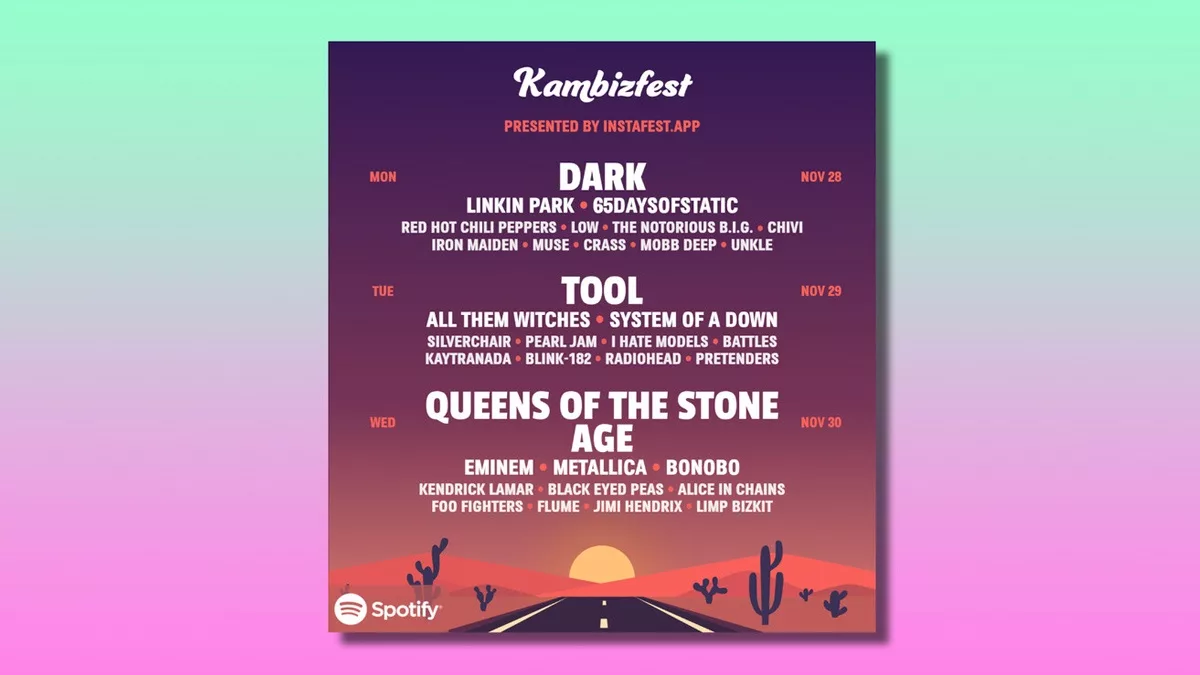 Instafest: Crea tu propio cartel de festival con lo que más escuchas en Spotify