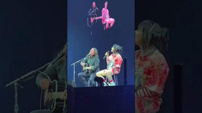 Mira a Dave Grohl y Billie Eilish cantar juntos “My Hero” por si hoy no has llorado