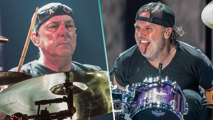 Lars Ulrich admite que no está calificado para tocar canciones de Rush en la batería