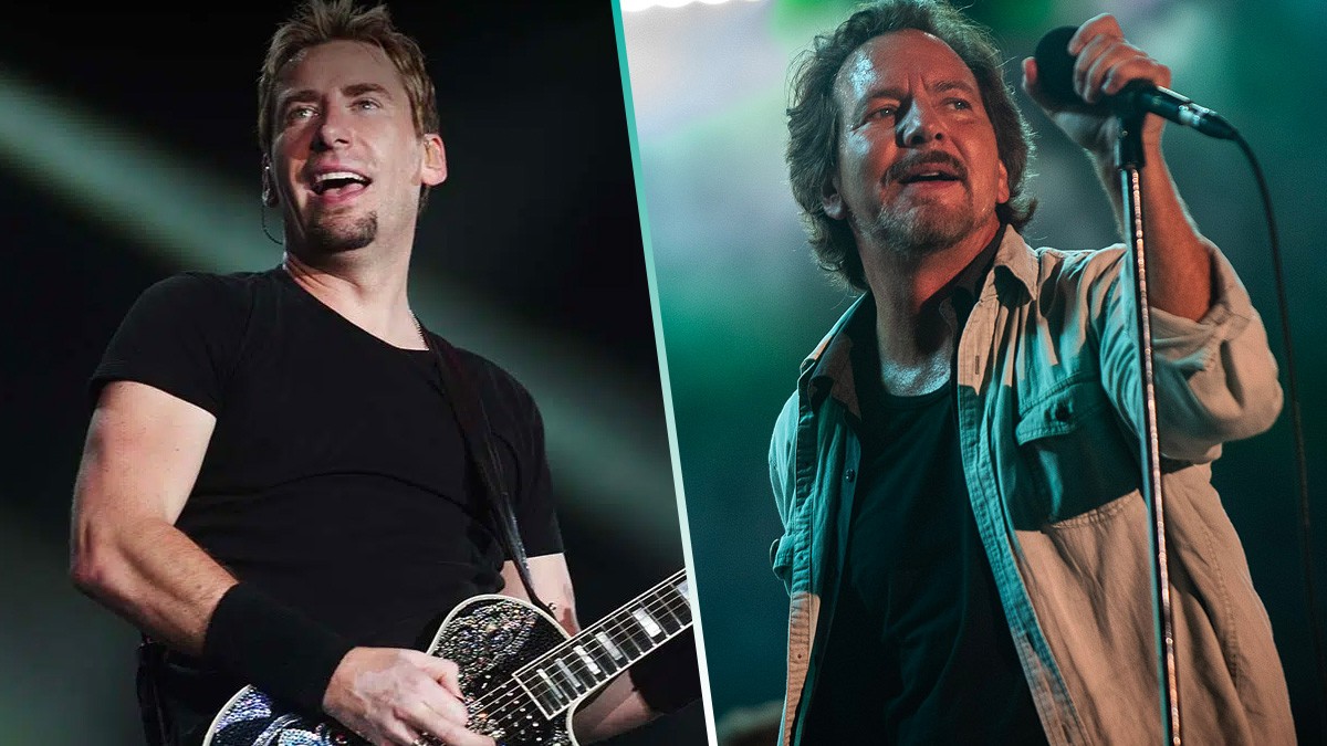 Mira a Chad Kroeger de Nickelback tratando de imitar a Eddie Vedder de Pearl Jam
