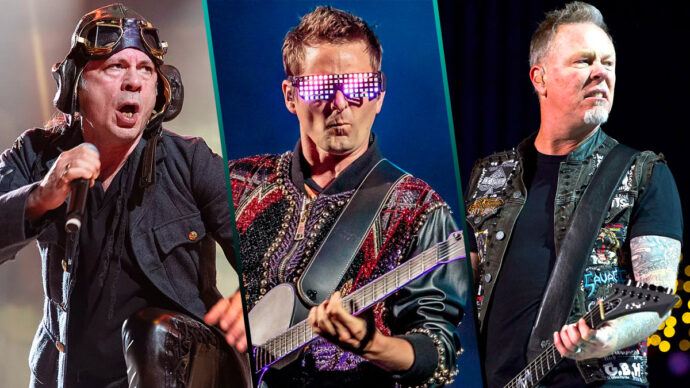 Muse: Matt Bellamy dice que Iron Maiden “son más punk” que Metallica
