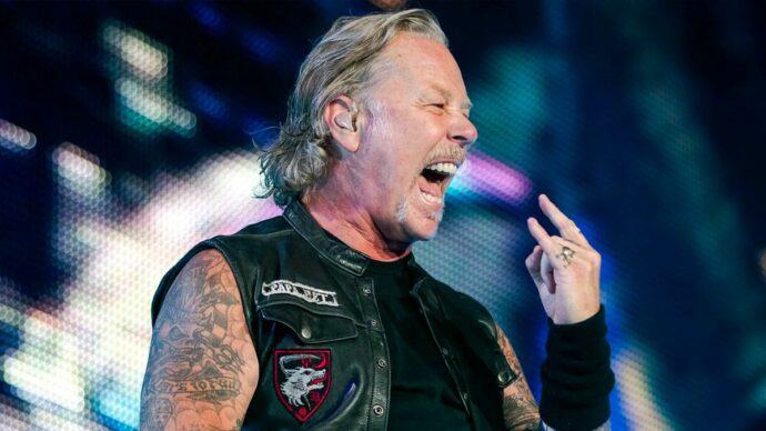 James Hetfield revela el disco de metal que compró solo por su magnífica portada