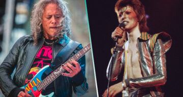 Kirk Hammett revela la clásica canción de Metallica que está inspirada en David Bowie