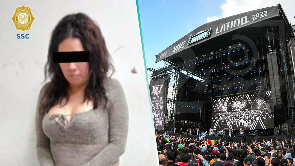 Policía detiene a mujer que robaba celulares en el Vive Latino 2023