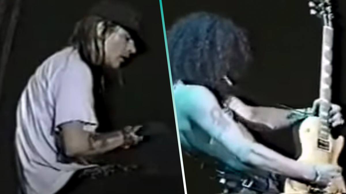 Mira a Guns N’ Roses tocar “November Rain” en vivo por primera vez en 1991