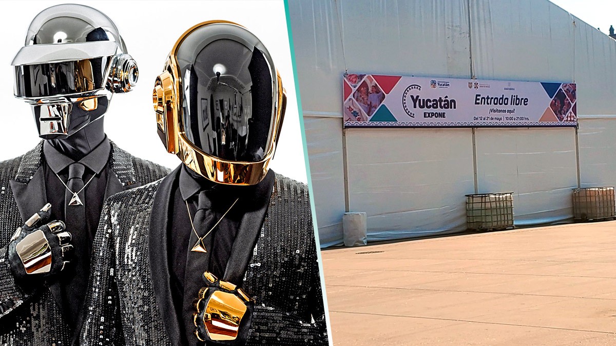 No los dejan pasar a la dinámica de Daft Punk en el Zócalo por expo de Yucatán