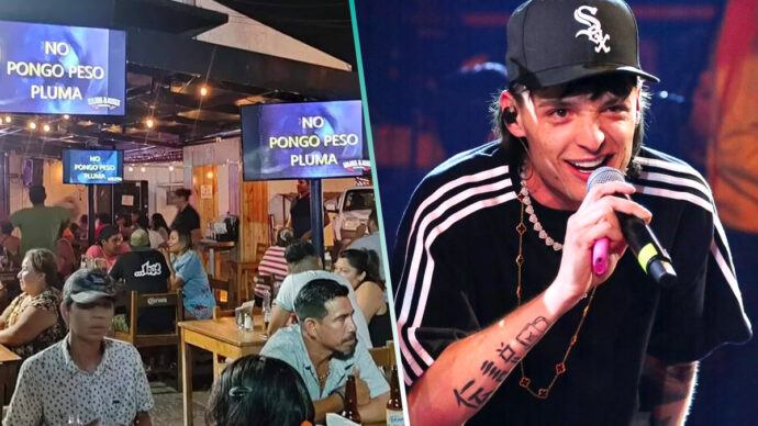 Restaurante se niega a poner música de Peso Pluma y se vuelve viral