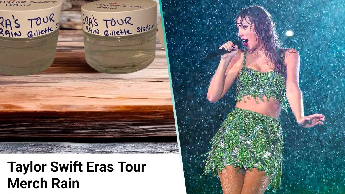 Venden agua de lluvia que cayó en concierto de Taylor Swift: $250 dólares la botella