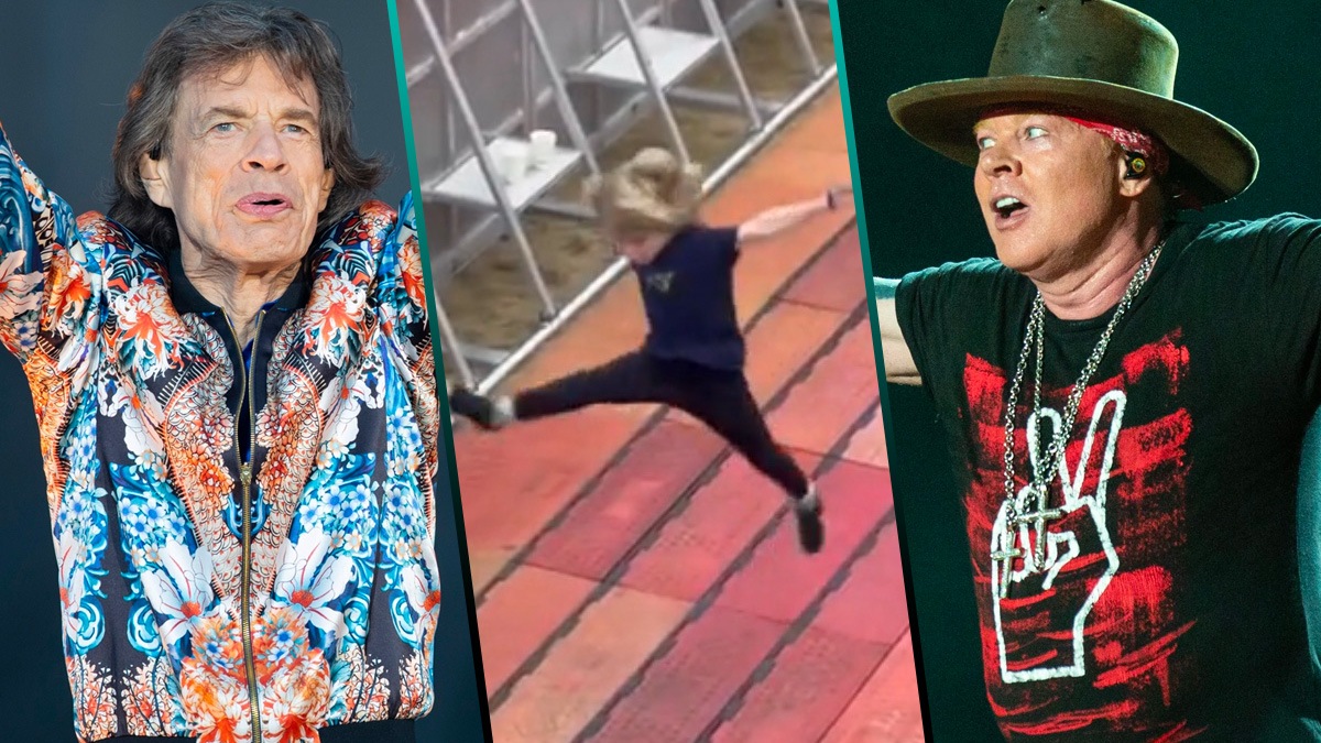 Mira al hijo de 6 años de Mick Jagger bailar en un concierto de Guns N’ Roses