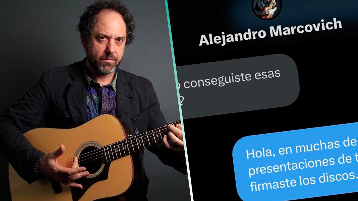 Alejandro Marcovich ataca a fan que vendió discos firmados de Caifanes