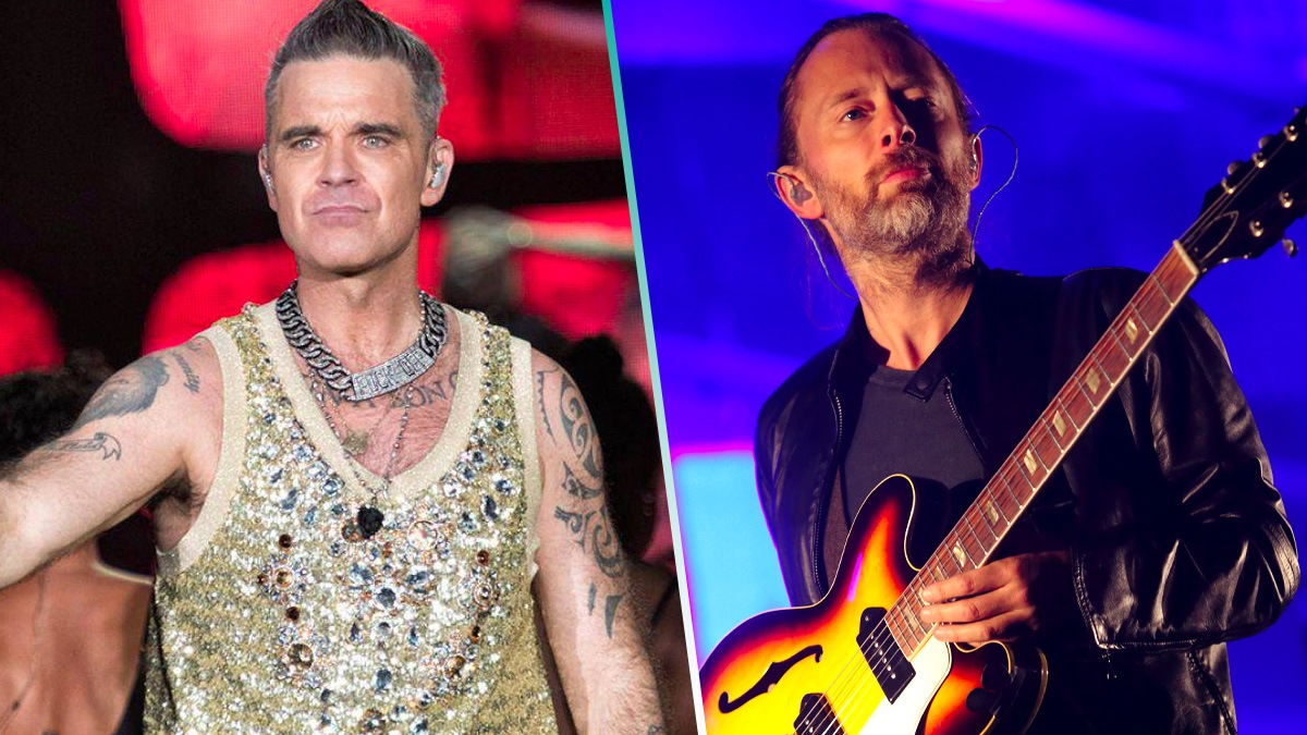 Robbie Williams quiere colaborar con Radiohead pero ellos no le responden