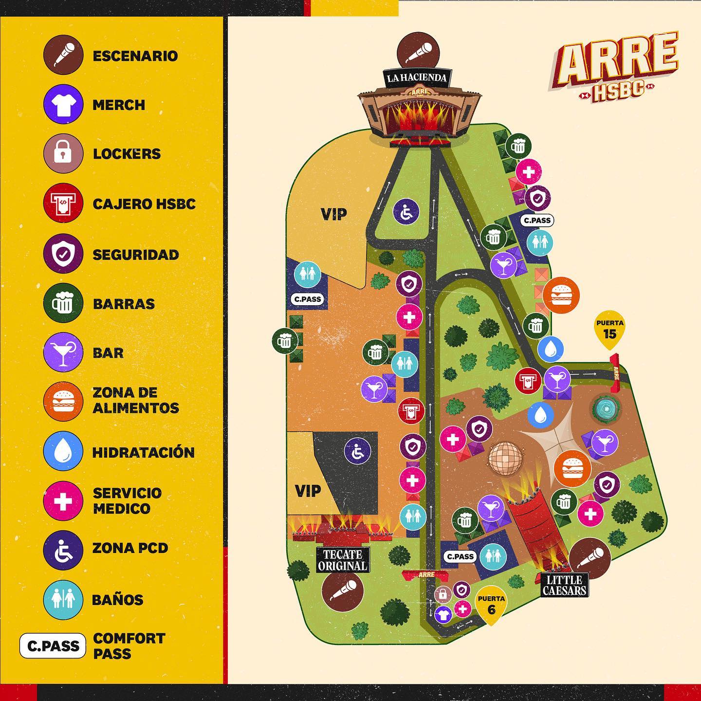 Festival Arre 2023 Horarios y Mapa Oficiales del Festival