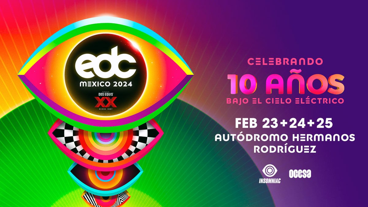 Skrillex, Steve Aoki, David Guetta y más: EDC México 2024 anuncia su cartel oficial