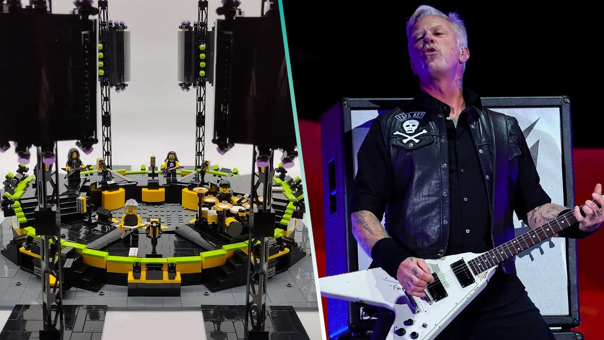 Checa el mega set de LEGO inspirado en la nueva gira de Metallica de 3 mil piezas