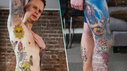 Fan de Metallica establece récord Guinness con 43 tatuajes de la banda