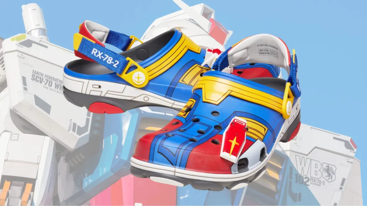 Anuncian los Crocs oficiales de ‘Gundam’ por el 45 aniversario del legendario anime