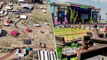 Así se ve el AXE Ceremonia 2025 desde el cielo aún sin desmontar: Video