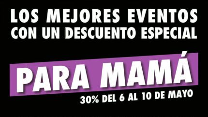 OCESA anuncia descuentos en más de 50 conciertos por el Día de las Madres
